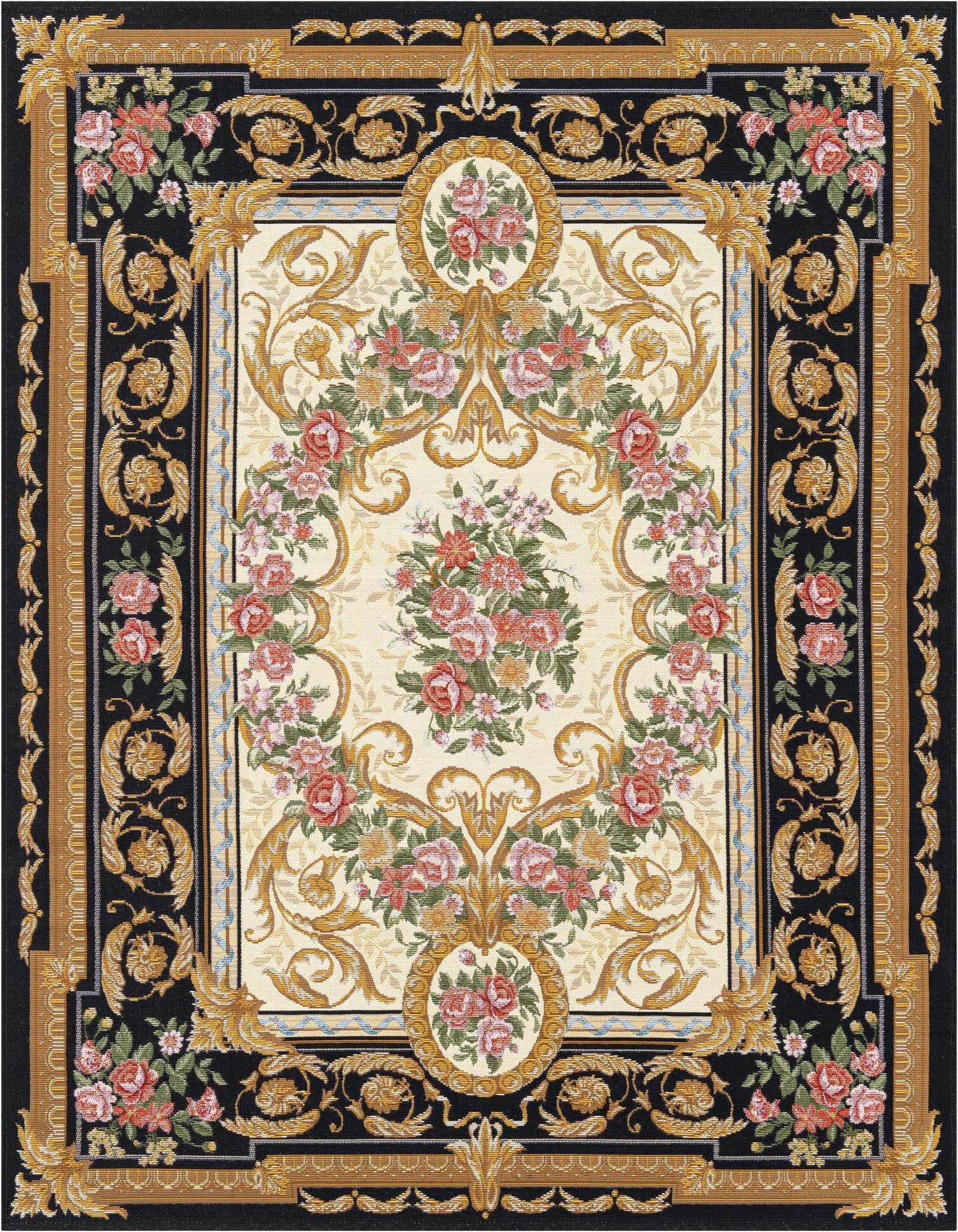 5' x 7' Easy-Clean Traditional Indoor / Outdoor Rug