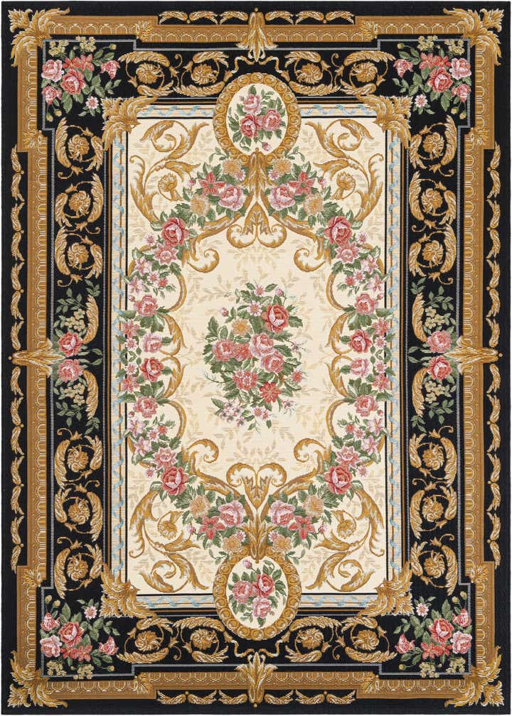 5' x 8' Easy-Clean Traditional Indoor / Outdoor Rug
