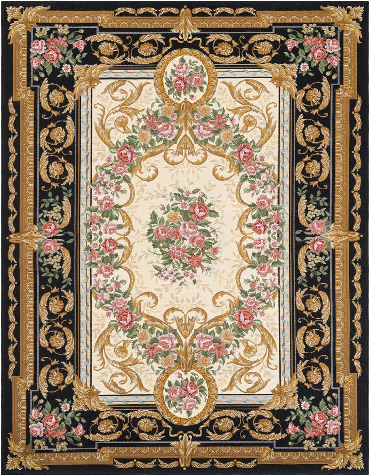 Detail image of 5' x 8' Easy-Clean Traditional Indoor / Outdoor Rug