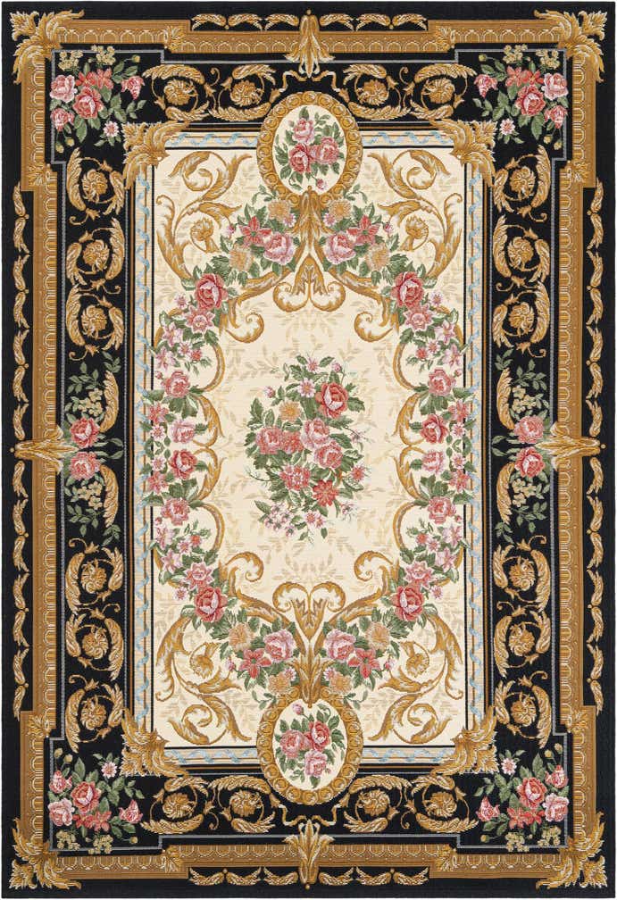 5' x 8' Easy-Clean Traditional Indoor / Outdoor Rug