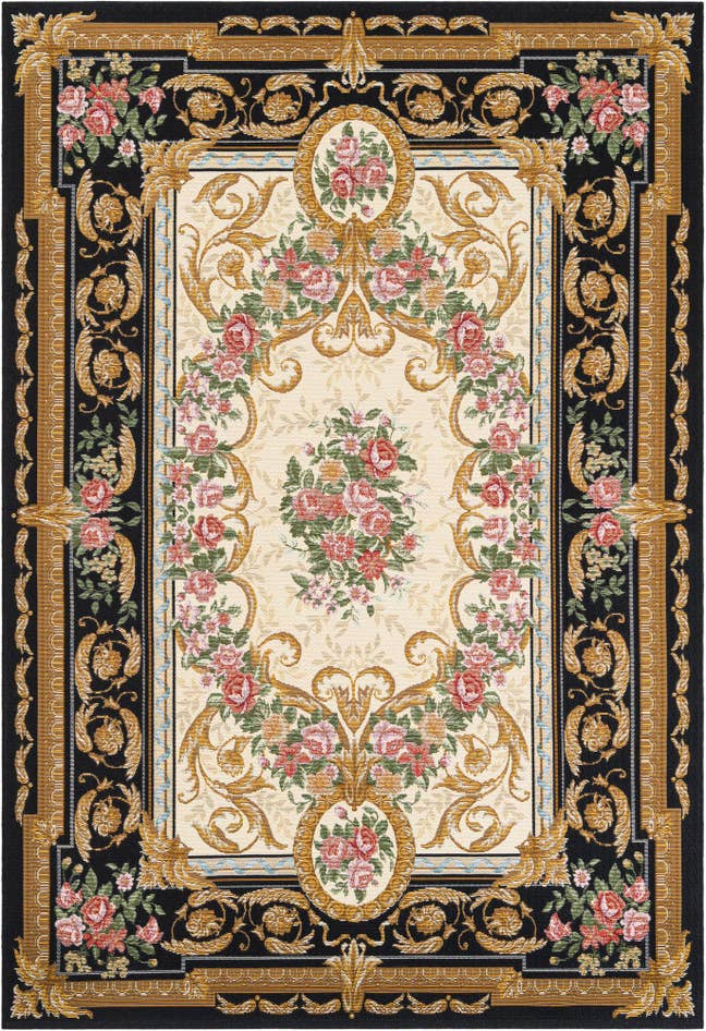 Detail image of 5' x 8' Easy-Clean Traditional Indoor / Outdoor Rug