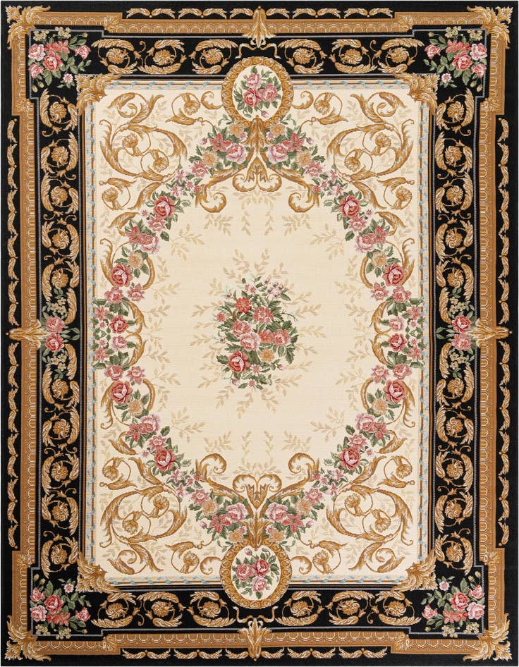 Detail image of 6' x 9' Easy-Clean Traditional Indoor / Outdoor Rug