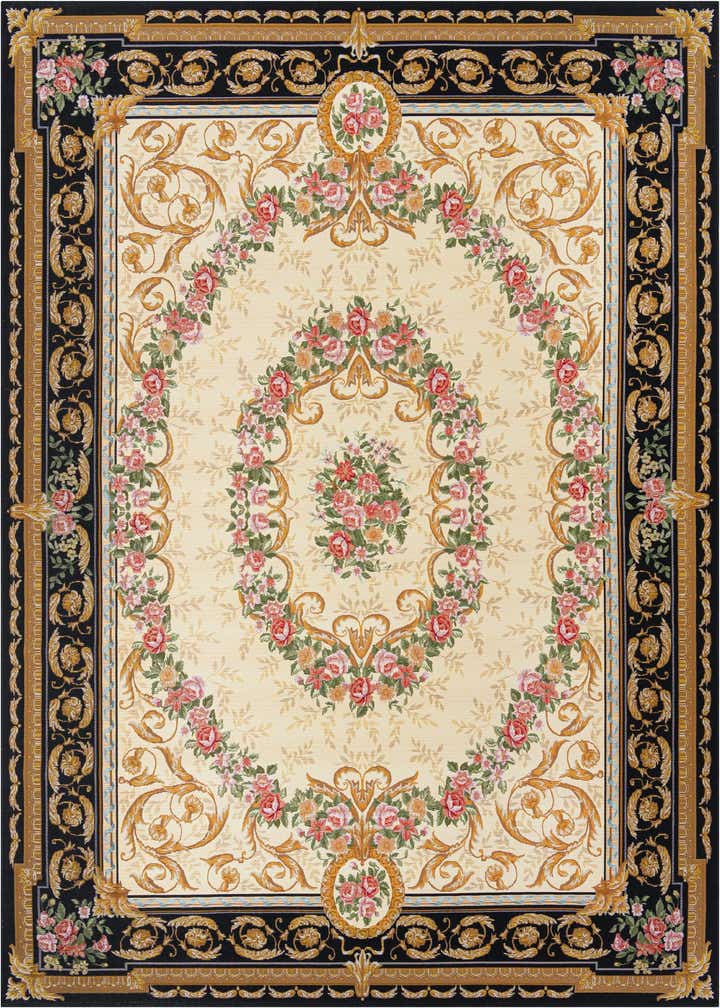 9' x 12' Easy-Clean Traditional Indoor / Outdoor Rug