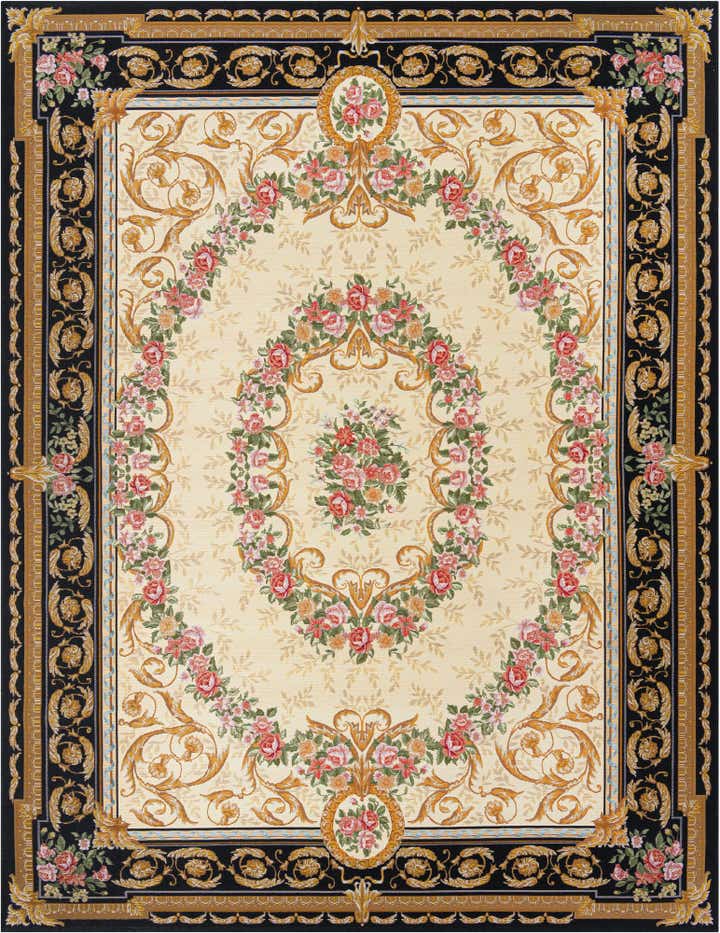 9' x 12' Easy-Clean Traditional Indoor / Outdoor Rug