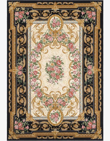 5' x 8' Easy-Clean Traditional Indoor / Outdoor Rug