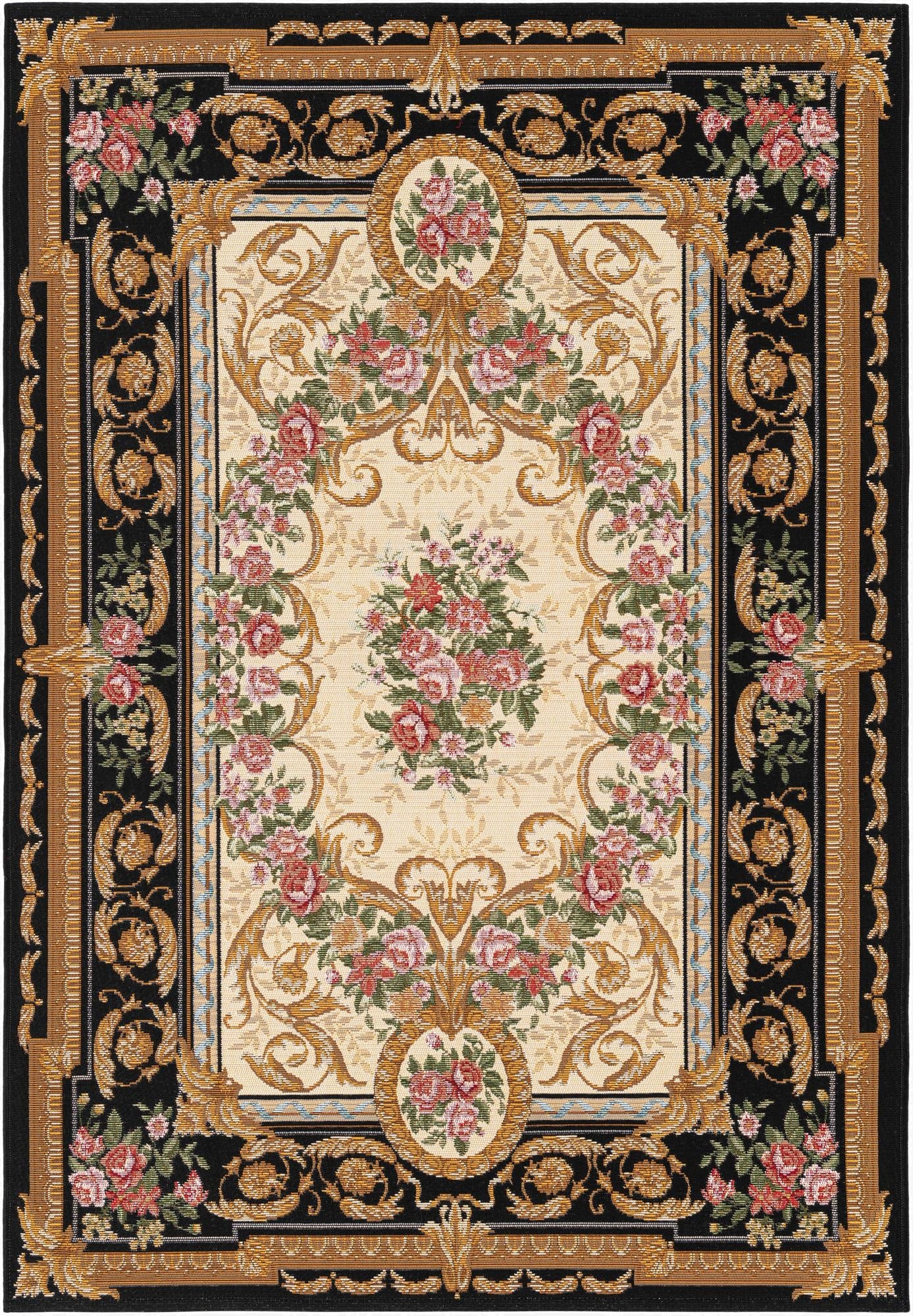 125cm x 185cm  Washable Traditional Indoor / Outdoor Alfombra