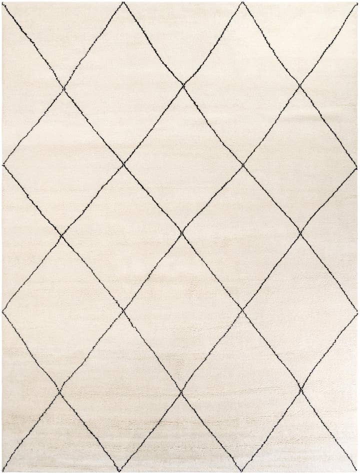 Detailansicht von 305cm x 430cm Handgeknüpft Safiya Moroccan Wool Teppich