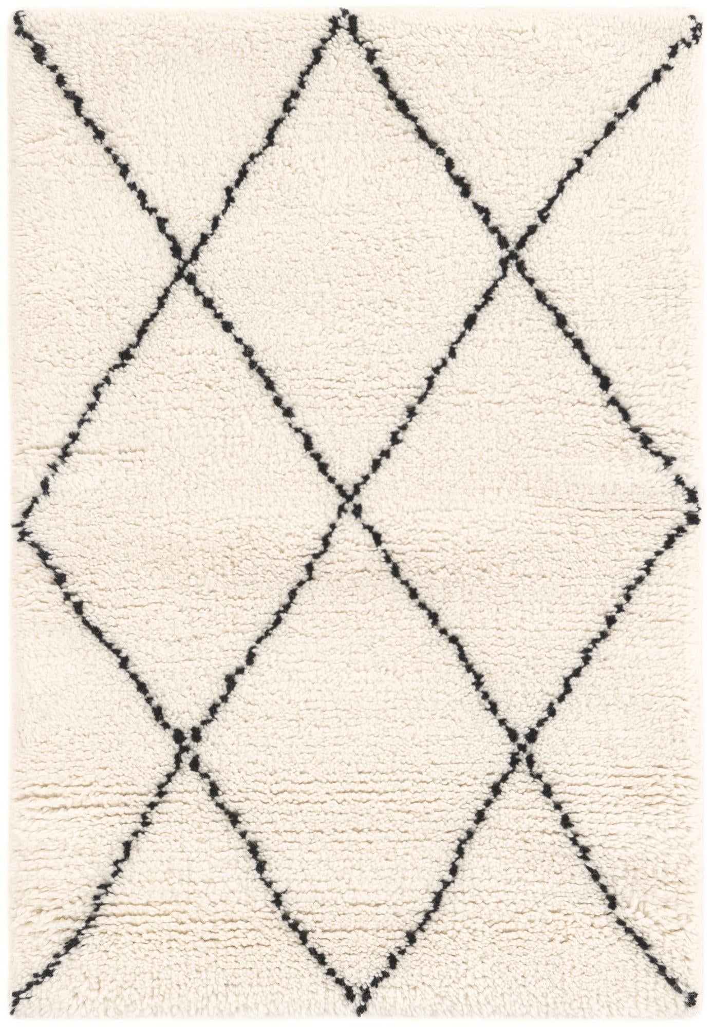 2' x 3' 1 Hand Knotted Safiya Moroccan Wool Rug