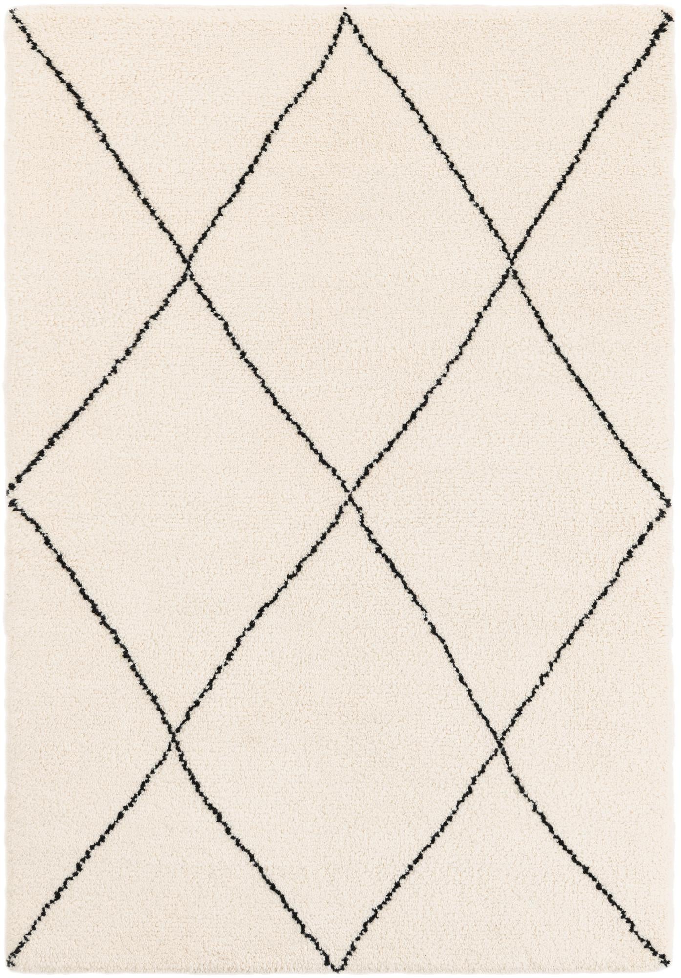 4' 1 x 6' 1 Hand Knotted Safiya Moroccan Wool Rug