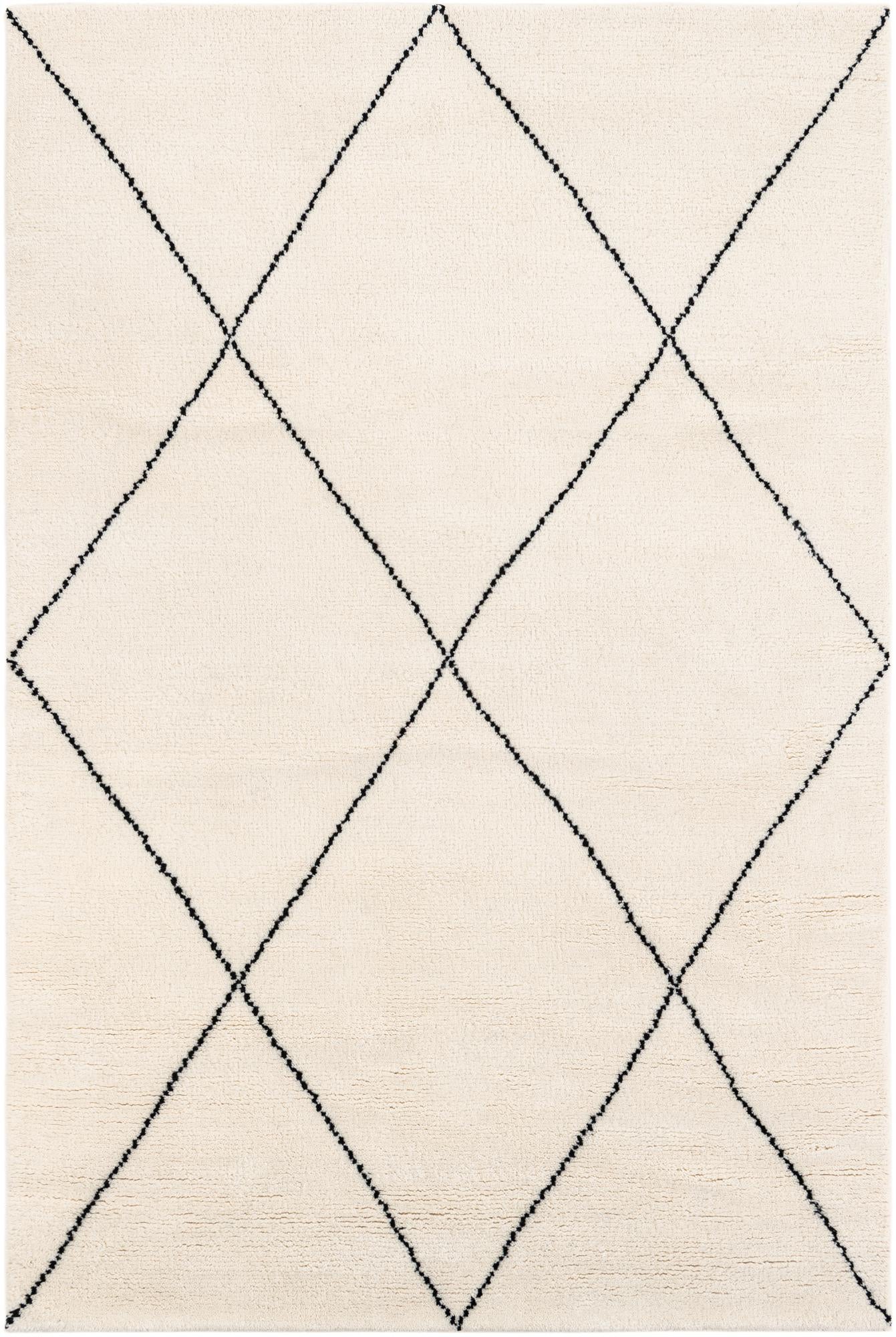 5' 1 x 8' Hand Knotted Safiya Moroccan Wool Rug