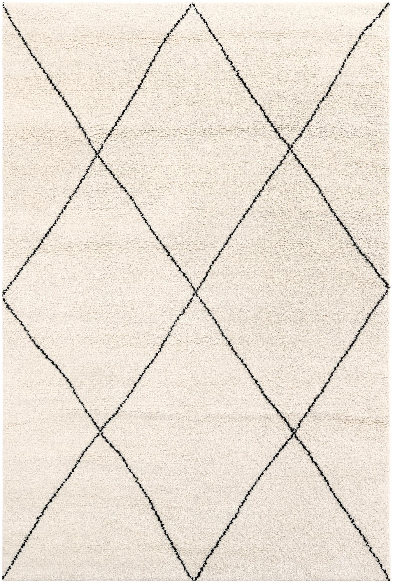 6' 1 x 9' Hand Knotted Safiya Moroccan Wool Rug