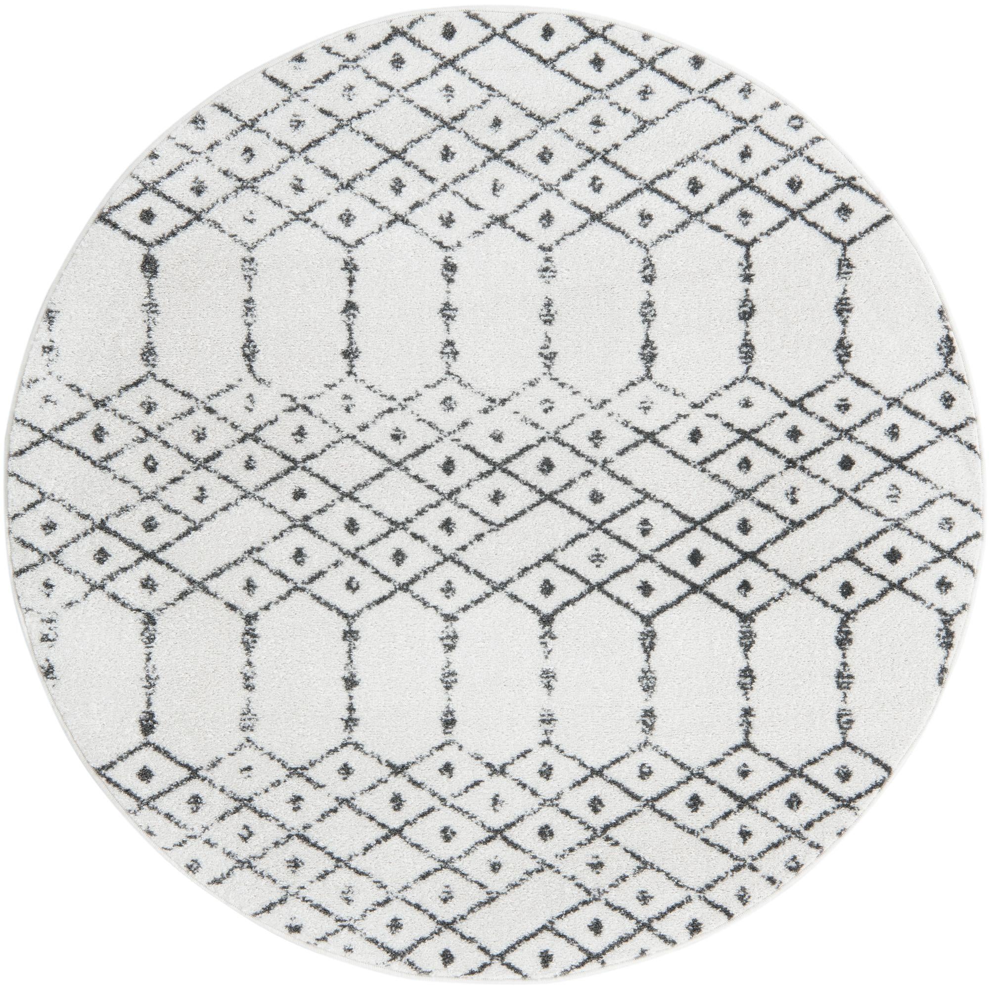 7' 10 x 7' 10 Paxon Trellis Round Rug