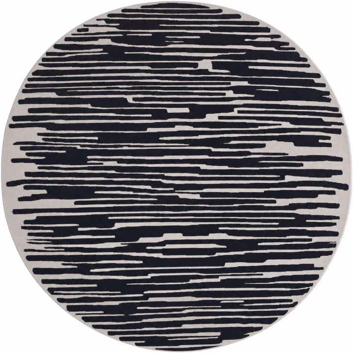 245cm x 245cm Uptown Beekman Place Round Rug