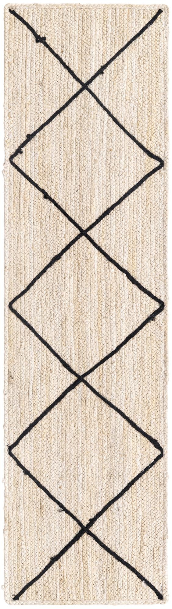 2' 2 x 8' 2 Handmade Braided Jute Runner Rug