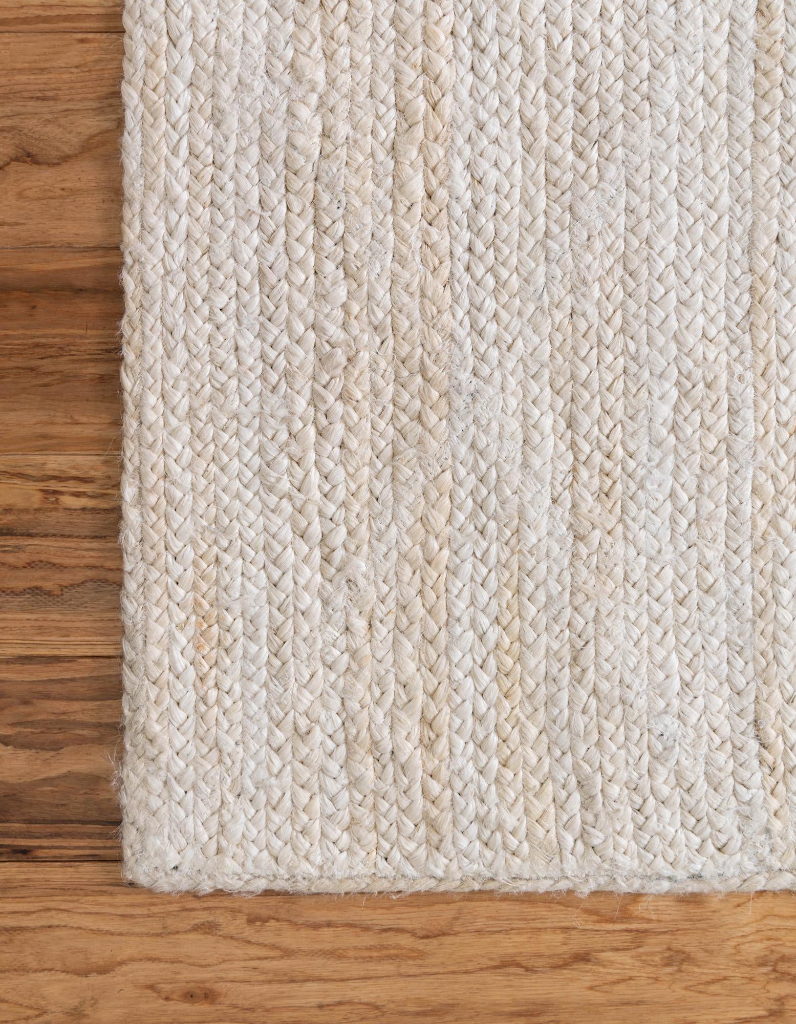 2' 2 x 6' 1 Handmade Braided Jute Runner Rug