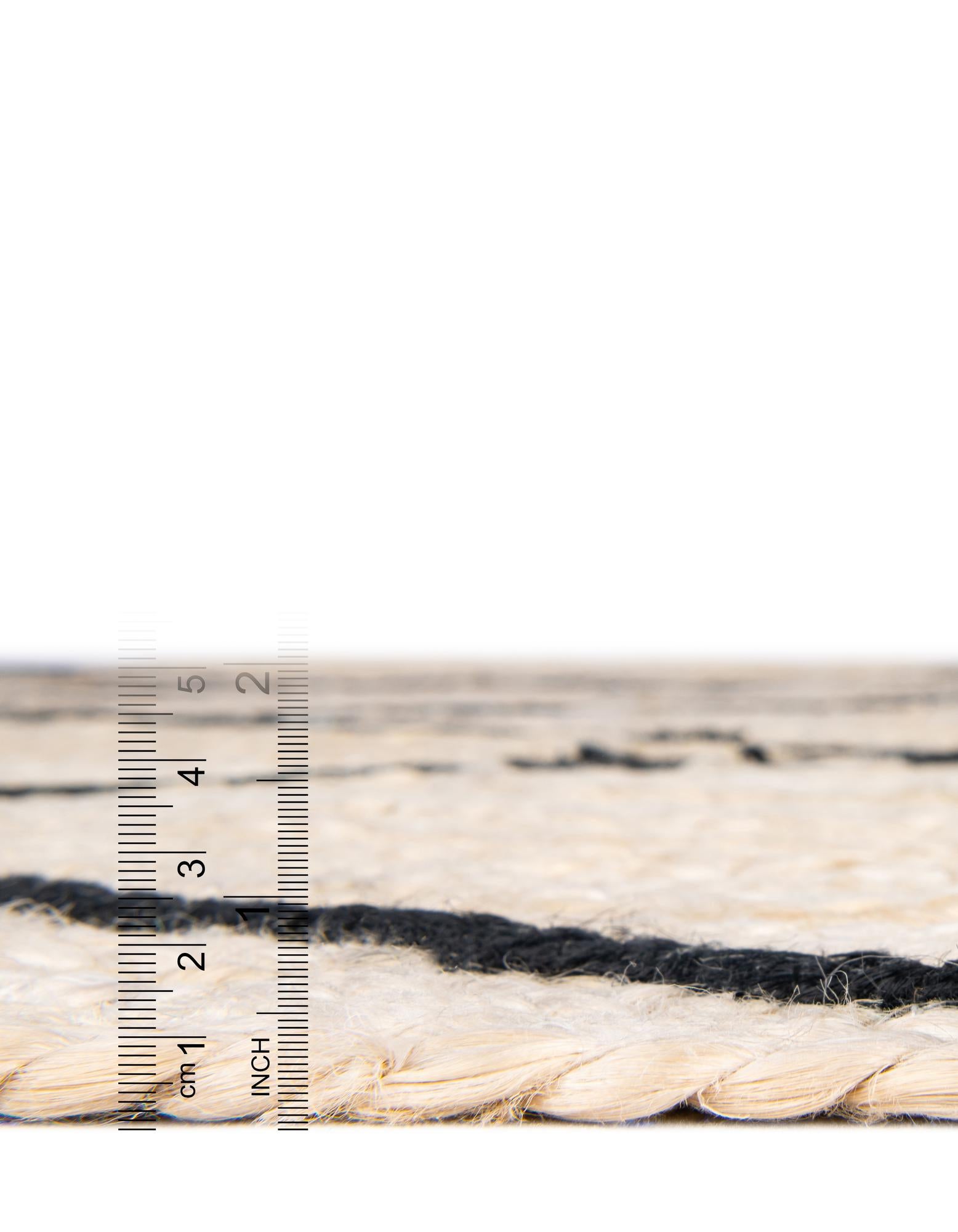 2' 2 x 6' 1 Handmade Braided Jute Runner Rug