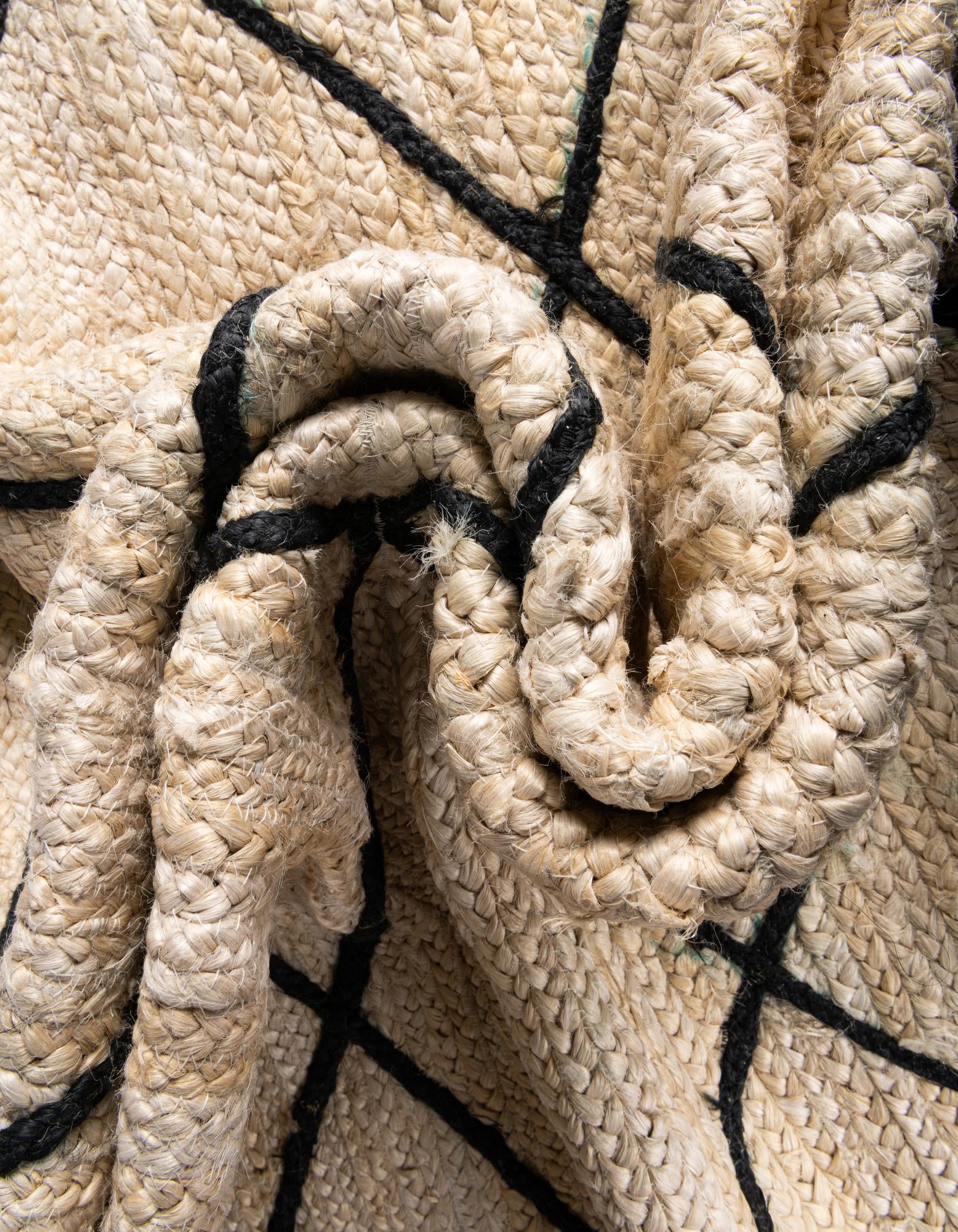 2' 2 x 6' 1 Handmade Braided Jute Runner Rug