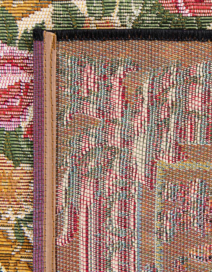 Detail image of 2' x 5'  Washable Traditional Indoor / Outdoor Runner Rug