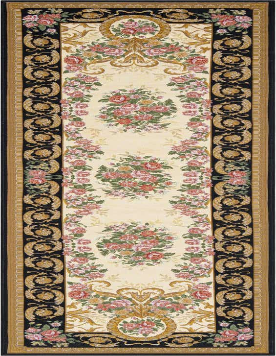 2' 7 x 10' Easy-Clean Traditional Indoor / Outdoor Runner Rug