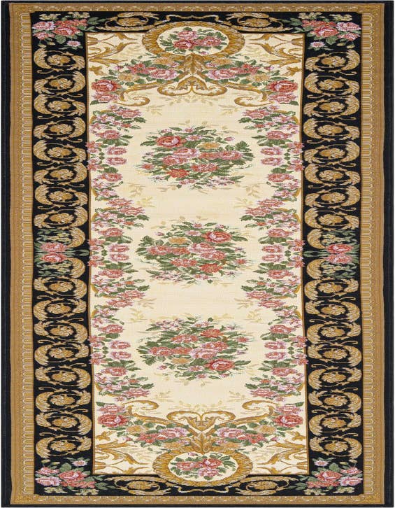Detail image of 2' 7 x 10' Easy-Clean Traditional Indoor / Outdoor Runner Rug