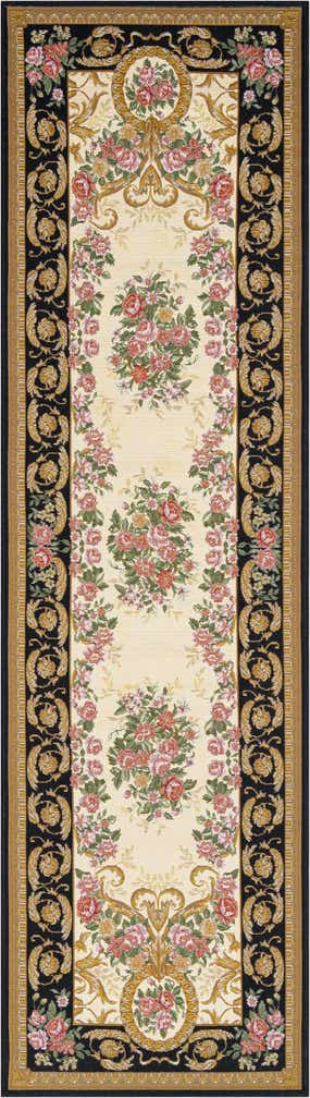 2' 7 x 10' Easy-Clean Traditional Indoor / Outdoor Runner Rug