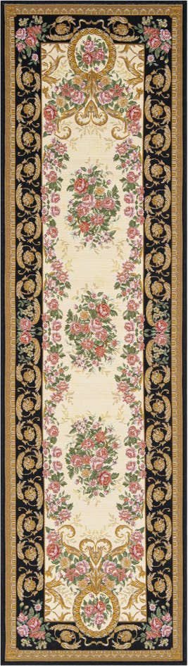 Detail image of 2' 7 x 10' Easy-Clean Traditional Indoor / Outdoor Runner Rug