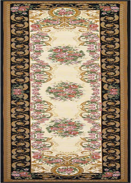 2' 7 x 12' Easy-Clean Traditional Indoor / Outdoor Runner Rug