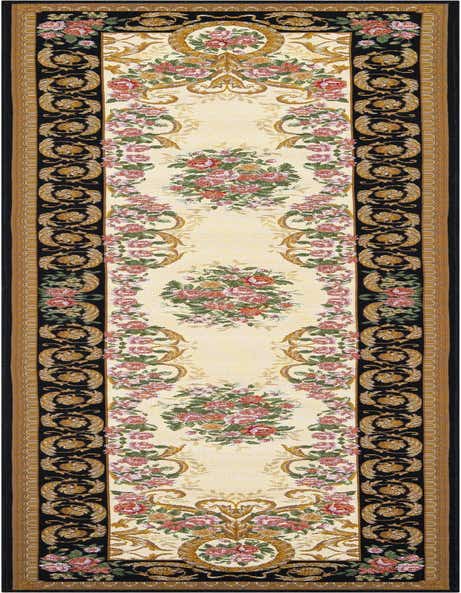 2' 7 x 12' Easy-Clean Traditional Indoor / Outdoor Runner Rug
