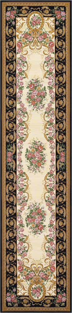 2' 7 x 12' Easy-Clean Traditional Indoor / Outdoor Runner Rug