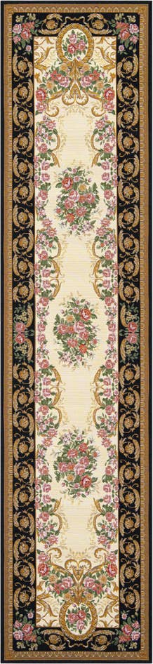 Detail image of 2' 7 x 12' Easy-Clean Traditional Indoor / Outdoor Runner Rug