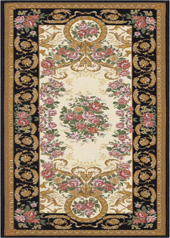 2' x 5' Easy-Clean Traditional Indoor / Outdoor Runner Rug