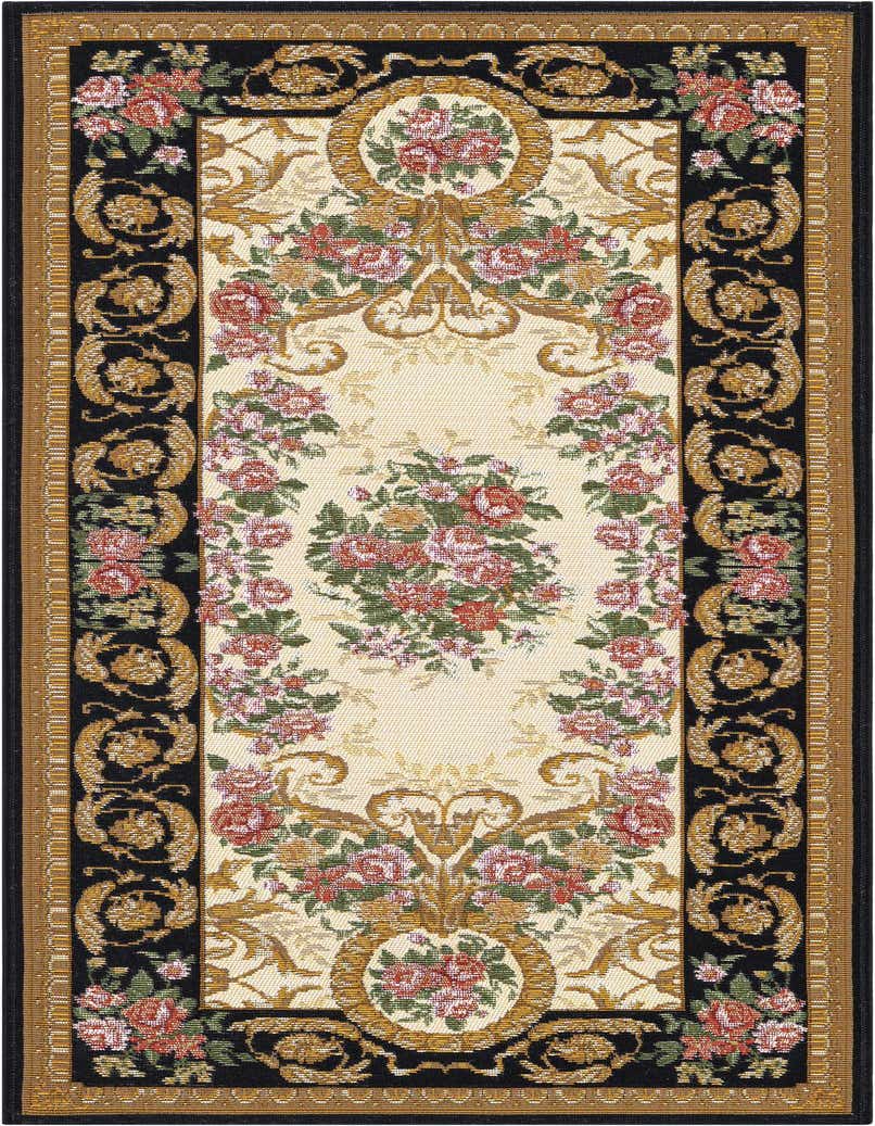 2' x 5' Easy-Clean Traditional Indoor / Outdoor Runner Rug