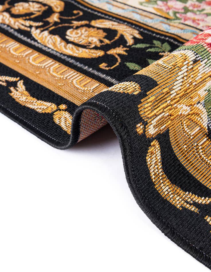 Detail image of 2' 7 x 12'  Washable Traditional Indoor / Outdoor Runner Rug