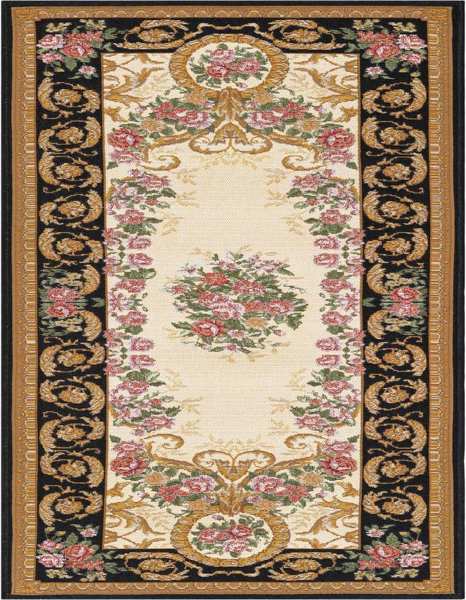 Detail image of 2' x 6' Easy-Clean Traditional Indoor / Outdoor Runner Rug