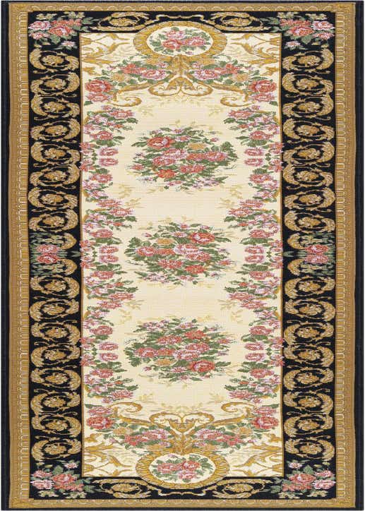 2' x 8' Easy-Clean Traditional Indoor / Outdoor Runner Rug