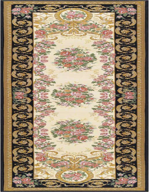 2' x 8' Easy-Clean Traditional Indoor / Outdoor Runner Rug