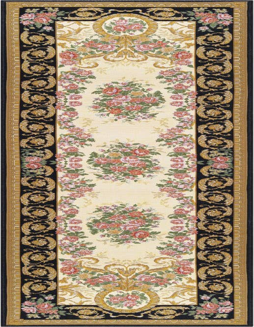 Detail image of 2' x 8' Easy-Clean Traditional Indoor / Outdoor Runner Rug