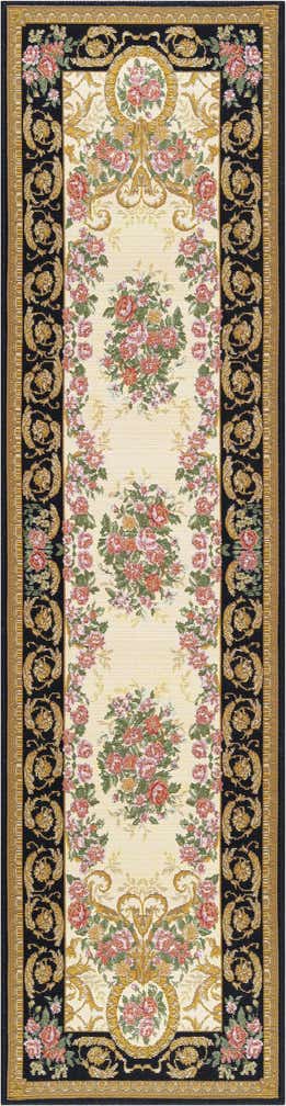 2' x 8' Easy-Clean Traditional Indoor / Outdoor Runner Rug