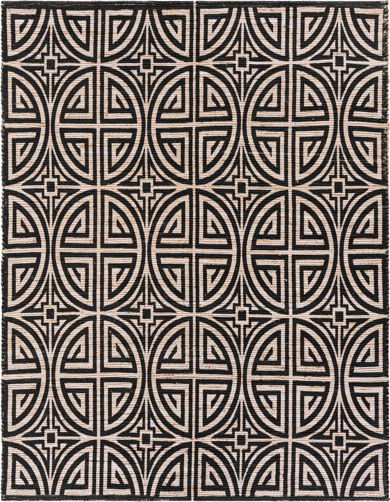 7' 10 x 7' 10 Hand Woven Chenille Jute Square Rug