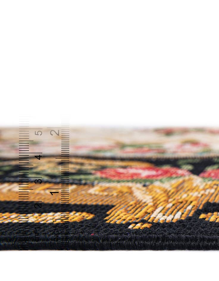 Detail image of 10' x 10'  Washable Traditional Indoor / Outdoor Square Rug