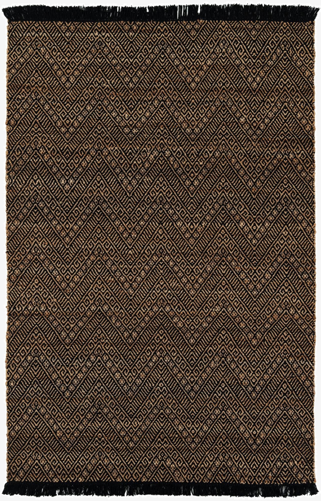 6' 1 x 9'  Hand Braided Jute Rug