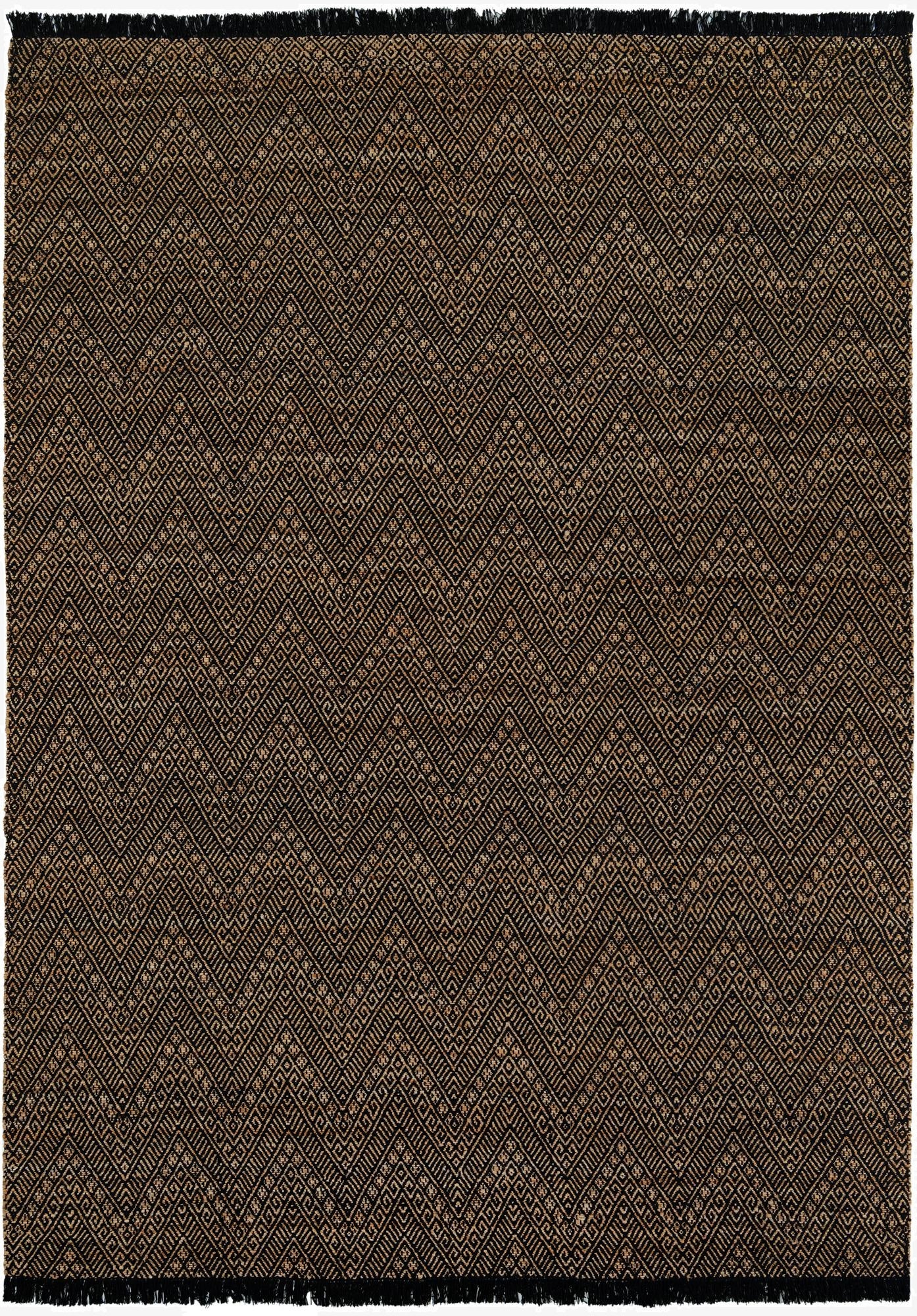 10' x 14' 1  Hand Braided Jute Rug