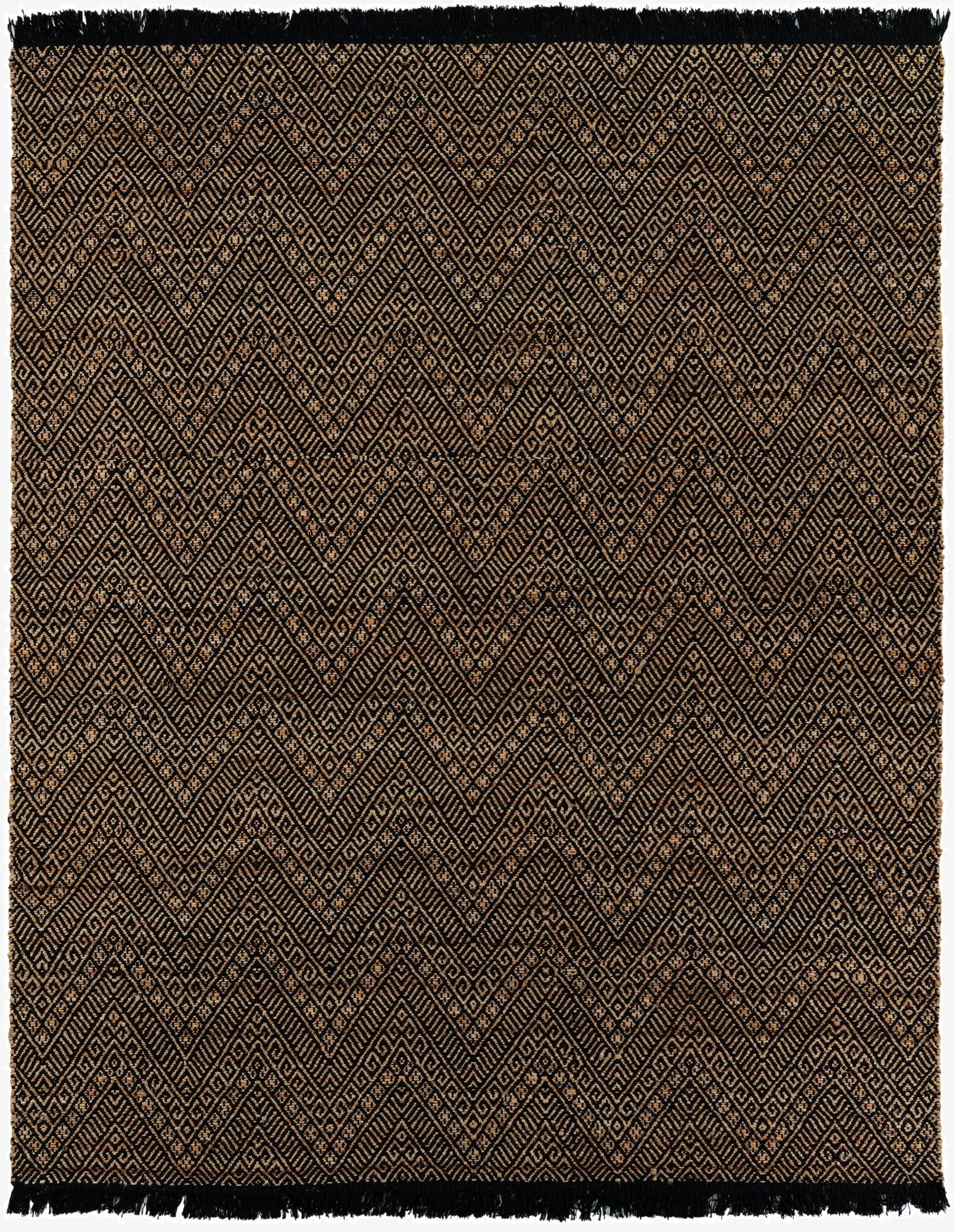 7' 10 x 10'  Hand Braided Jute Rug