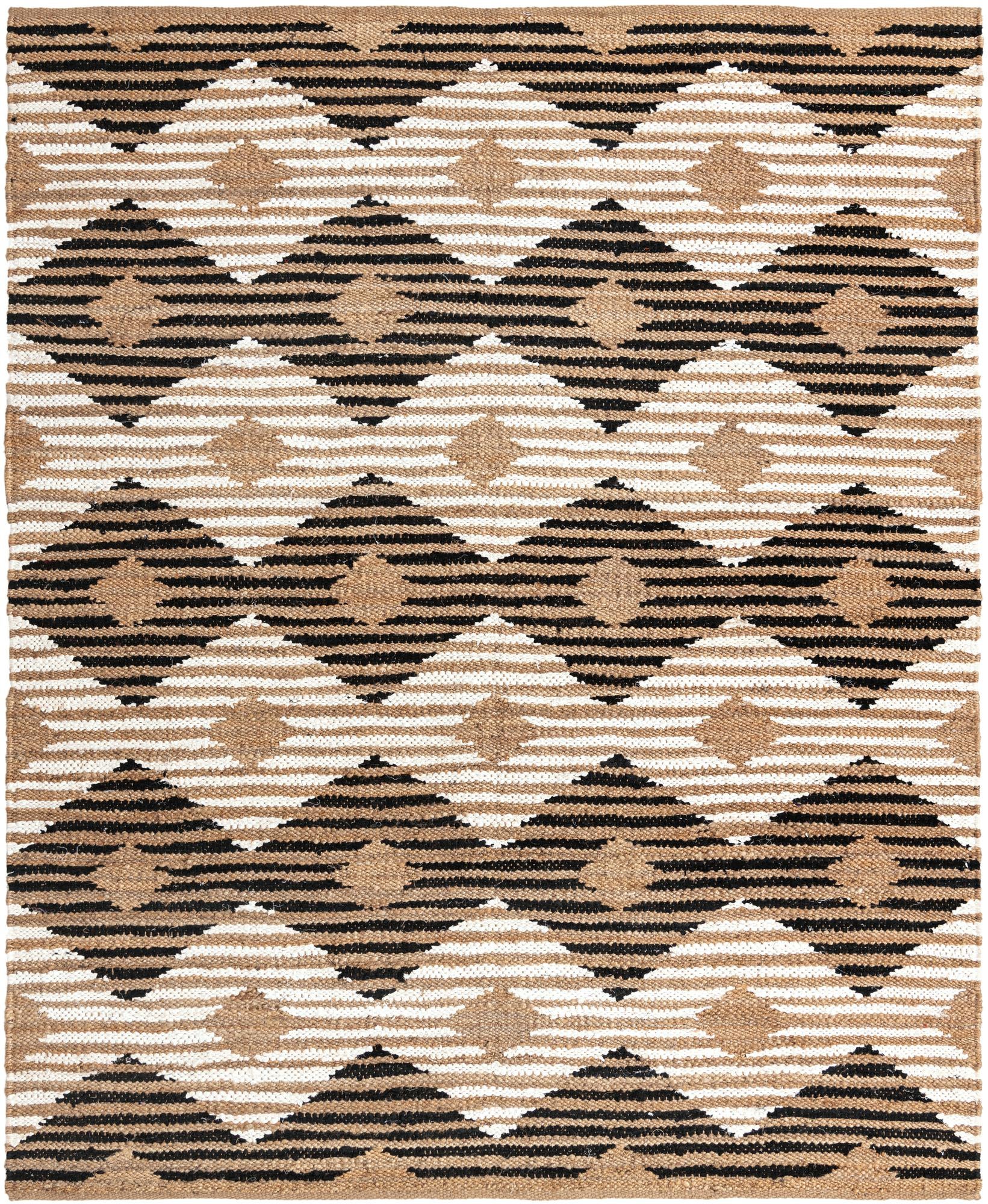 7' 10 x 10' Hand Woven Chindi Jute Rug
