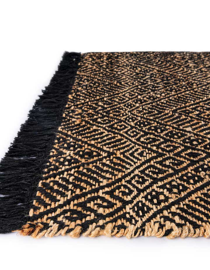6' 1 x 6' 1 Handmade Braided Jute Square Rug