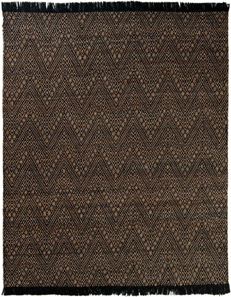 Detail image of 7' 10 x 7' 10 Handmade Braided Jute Square Rug