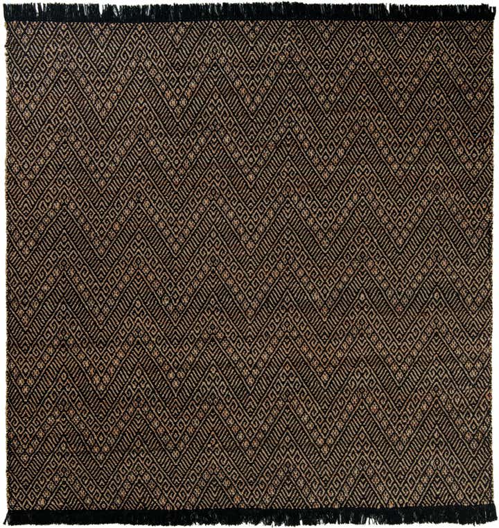 7' 10 x 7' 10 Handmade Braided Jute Square Rug