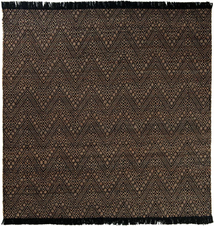 Detail image of 7' 10 x 7' 10 Handmade Braided Jute Square Rug