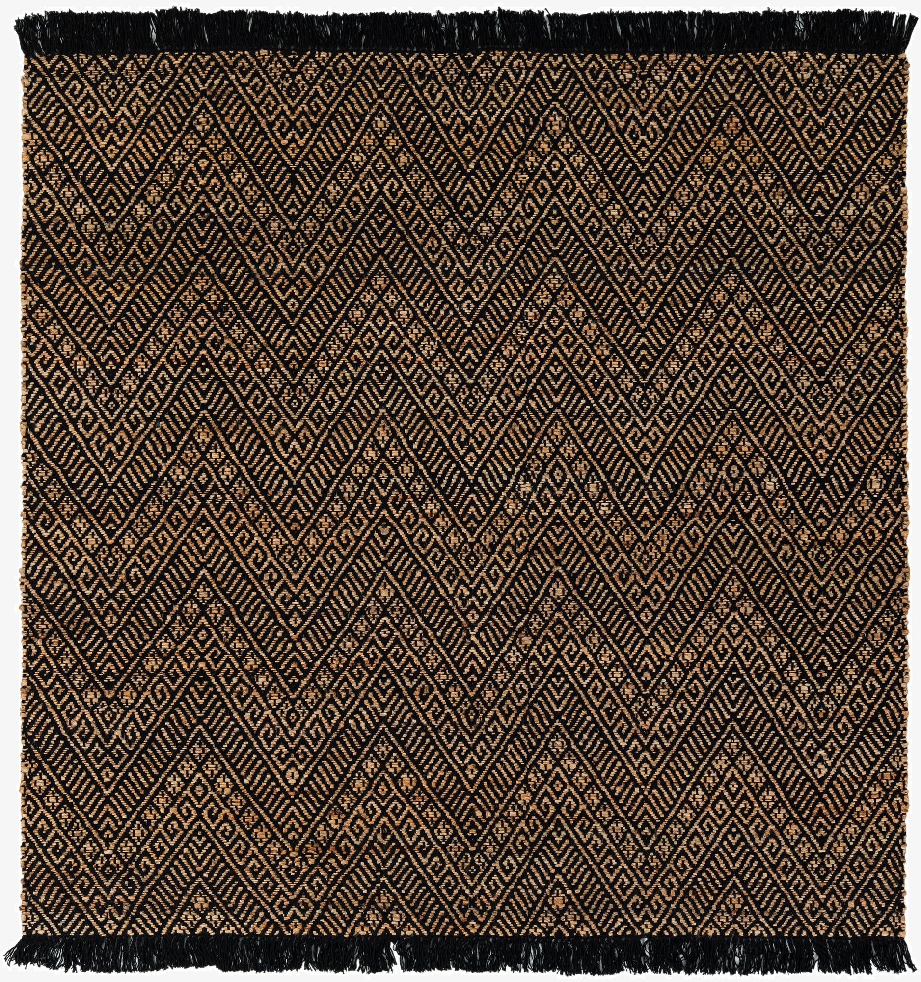 6' 1 x 6' 1  Hand Braided Jute Square Rug