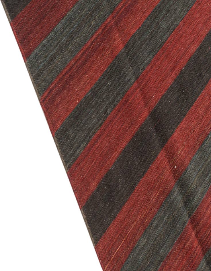 Detail image of 5' 5 x 9' 7  Hand Woven Kilim Modern Wool Rug